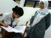 Siswa SLB Kesulitan Garap UN Komputerisasi