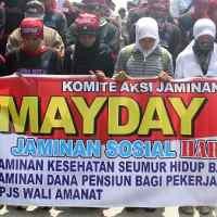 Buruh Tuntut Jaminan Sosial Bagi Rakyat