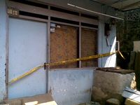 Rumah Terduka Bom Masih Digaris Polisi