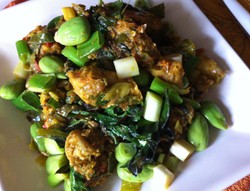 Resep Ayam:Ayam Ungkep Petai