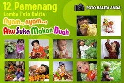 12 Pemenang Lomba Foto Balita Aku Suka Makan Buah