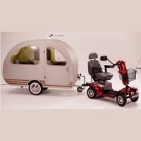 Karavan Mini untuk Skuter Cuma Rp 77 Juta