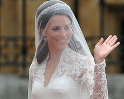 700-an Pabrik Buat Tiruan Gaun Pengantin Kate Middleton