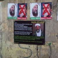 Jelang Doa Bersama, Poster-poster Osama Terpampang di Markas FPI