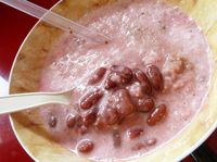 Pempek Plus Es Kacang Merah Legit