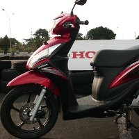 First Ride Honda Spacy Helm In