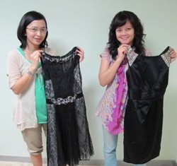 Dress Seba dari Wolipop Jadi Milik 2 Wanita Ini