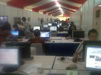 Voila! Tempat Parkir Disulap Jadi Media Center KTT ASEAN