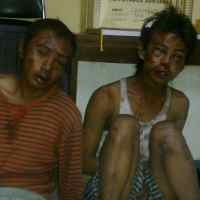 Motor Dibakar, Dua Pelaku Jambret Dihakimi Warga