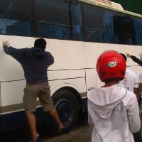 Sesi Latihan Persiba Dijaga Polisi