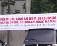 Orang Mampu Pakai Premium, Pemerintah Cuma Bisa Mengimbau