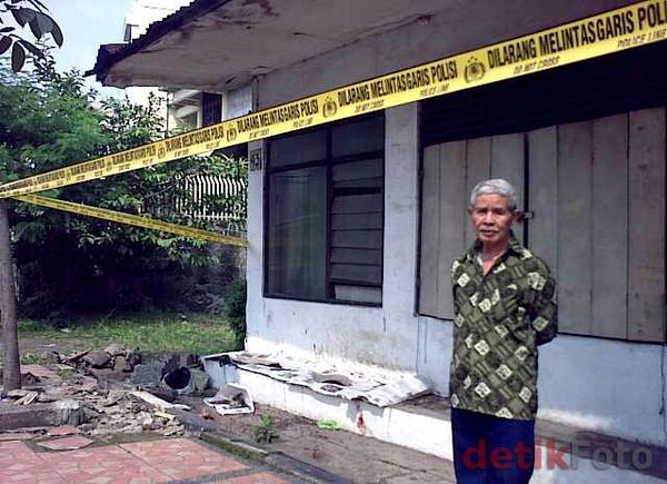 Gelandangan Tewas Berlumuran Darah
