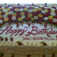 Ultah ke-69, JK Dapat Kue Jumbo dari Mantan Ajudannya