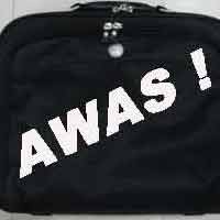 Tas Misterius Bertuliskan Awas Diamankan Ke Mako Brimob