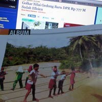 Diadukan ke Pemerintah, Jembatan Kawat Cicaringin Tak Kunjung Diperbaiki