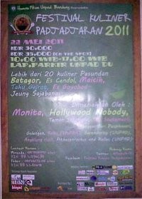 Minggu Ini, Festival Kuliner Padjadjaran akan Digelar