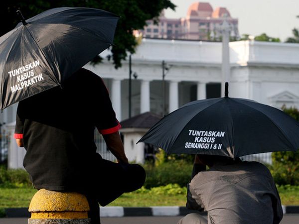 Aksi Kamisan di Istana Merdeka