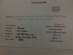 Ini Dia Tanda Terima Pengembalian Duit Nazaruddin