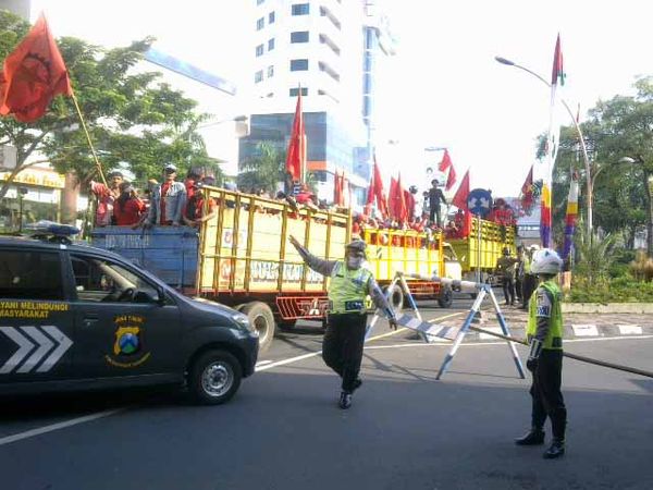 Kawasan Basra Surabaya Macet