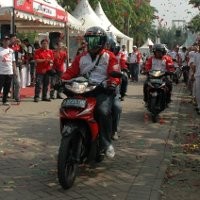 Berboncengan, Konsumsi BBM Honda Revo Milik Budi Tembus 1:81