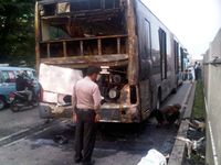 Mesin TransJ Gosong