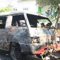 Sopir Angkot Terbakar di Gresik Kabur Karena Takut dengan Massa