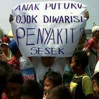 Cemari Udara, Pabrik Pengolahan Aspal Didemo