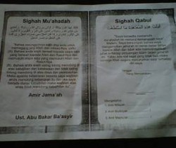 Ini Dia Bacaan Baiat Setiap Jamaah JAT