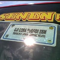 500 Angkot Kp. Melayu-Senen Uji Coba Sistem Kendali BBM