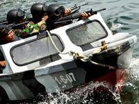 Simulasi Penumpasan Bajak Laut