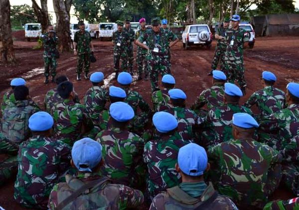 Kasum TNI Kunjungi Prajurit TNI di Kongo