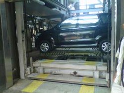 Parkir Mobil Bersusun di Jakarta