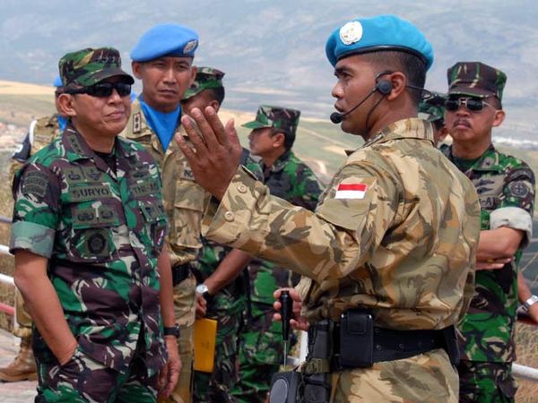 Kasum TNI Kunjungi Markas Indobatt