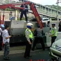 Dishub DKI Geram Separator di Depan Gedung Veteran Dibongkar Lagi