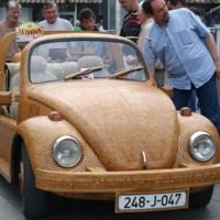 VW Kodok Berbodi Kayu Oak