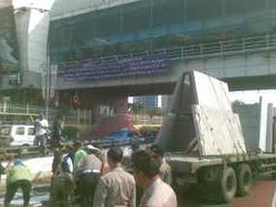 Pengemudi Truk Bantah Ngantuk Saat Lewati Portal Underpass Pondok Indah 