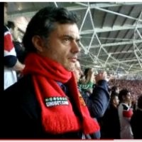 Ada Mourinho Saat Barca Berselebrasi di Wembley