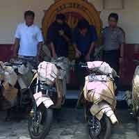 Enam Motor Hasil Tadahan Diamankan Polisi