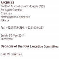 Inilah Surat Terbaru FIFA yang Berkode Regenass