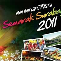 Puncak HUT Kota Surabaya ke-718, 11 Titik Jalan Akan Ditutup