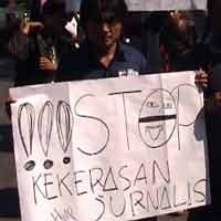 Polres Malang Didemo Wartawan