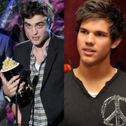 Menang Best Kiss, Robert Pattinson Cium Taylor Lautner