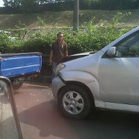 Tabrakan Tiga Mobil Terjadi di Terowongan Pasar Rebo