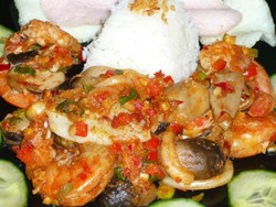 Pepes Sea Food Jamur China, Muantaap!