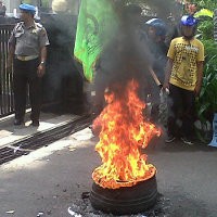 Mahasiswa Demo PTPN IV Desak Kembalikan Tanah