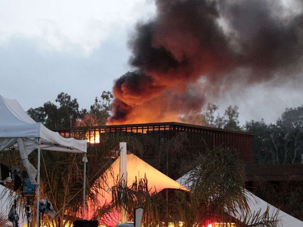 Hotel Tempat Jurnalis Asing di Libya Terbakar