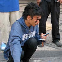 Motor Matic VS Sepeda Angin, Satu Orang Luka