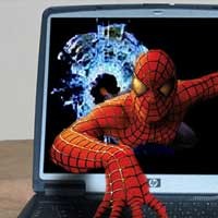 Vendor Global Beradu Laptop 3D