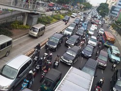  Manusia Biru Demo di Kantor PD, Tuntut Nazaruddin Dibawa ke Indonesia