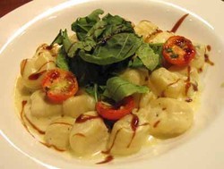 Homemade Gnocchi with Gorgonzola Cheese Sauce